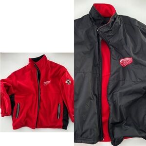Detroit Red Wings Pro Player Fleece Reversible Jacket Men’s Size XXL NHL Hockey